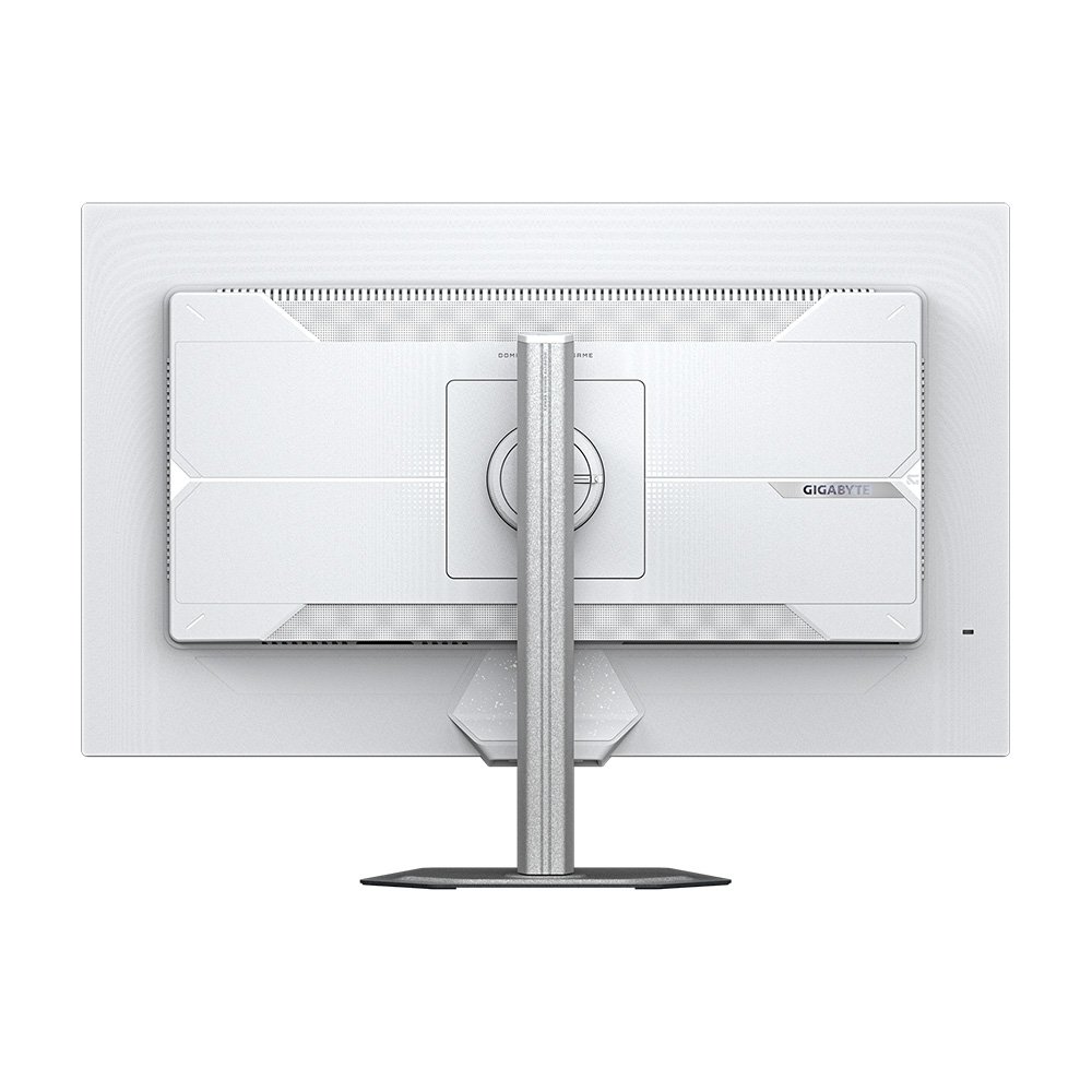 Imagem 6 de 8 do produto Monitor Gamer Gigabyte 27", Dual Mode, 4K, 160Hz, 1ms, IPS, G-Sync, FreeSync Premium, HDR 400, USB-C, Som Integrado, Branco - M27UP ICE