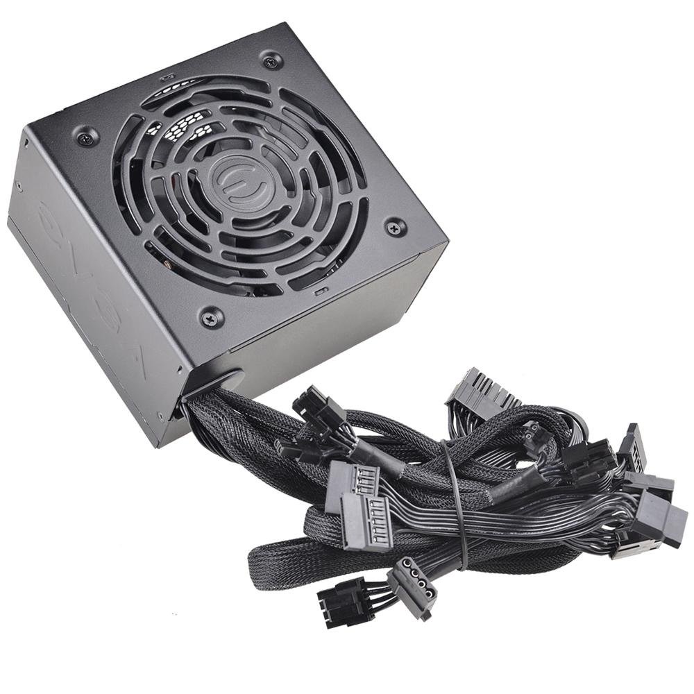Imagem 2 de 6 do produto Fonte EVGA, 700W, 80 Plus Bronze, Preto - 100-BR-0700-K