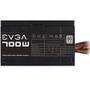 Fonte EVGA, 700W, 80 Plus White, PFC Ativo, Sem Cabo, Preto - 100-W1-0700-K