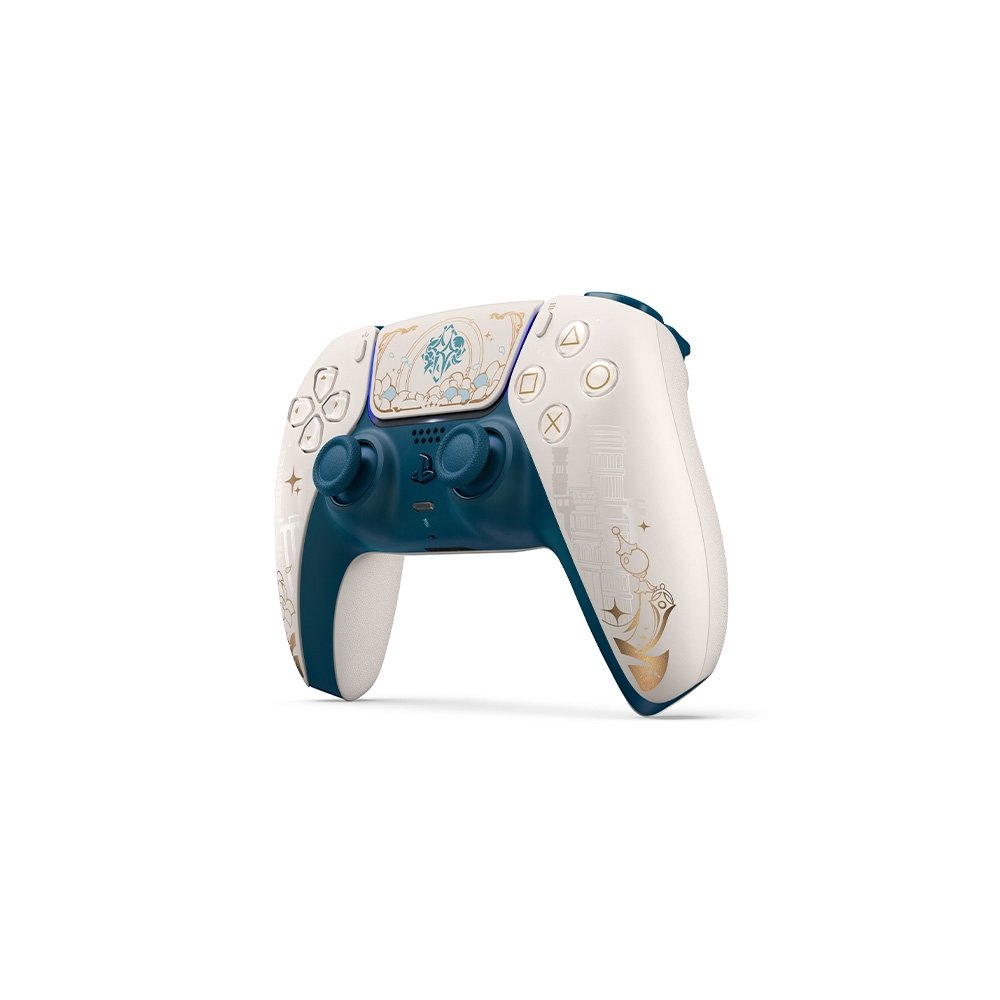 Controle Sem Fio Sony DualSense, Bluetooth, PS5 e PC, Edição Limitada Genshin Impact, Branco e Azul - 1000051748 Controle Sem Fio Sony DualSense, Bluetooth, PS5 e PC, Edição Limitada Genshin Impact, Branco e Azul - 1000051748