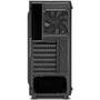 Gabinete Gamer Sharkoon TG4 Blue sem Fonte, Mid Tower, USB 3.0, 4 Fans, Preto com Lateral em Vidro