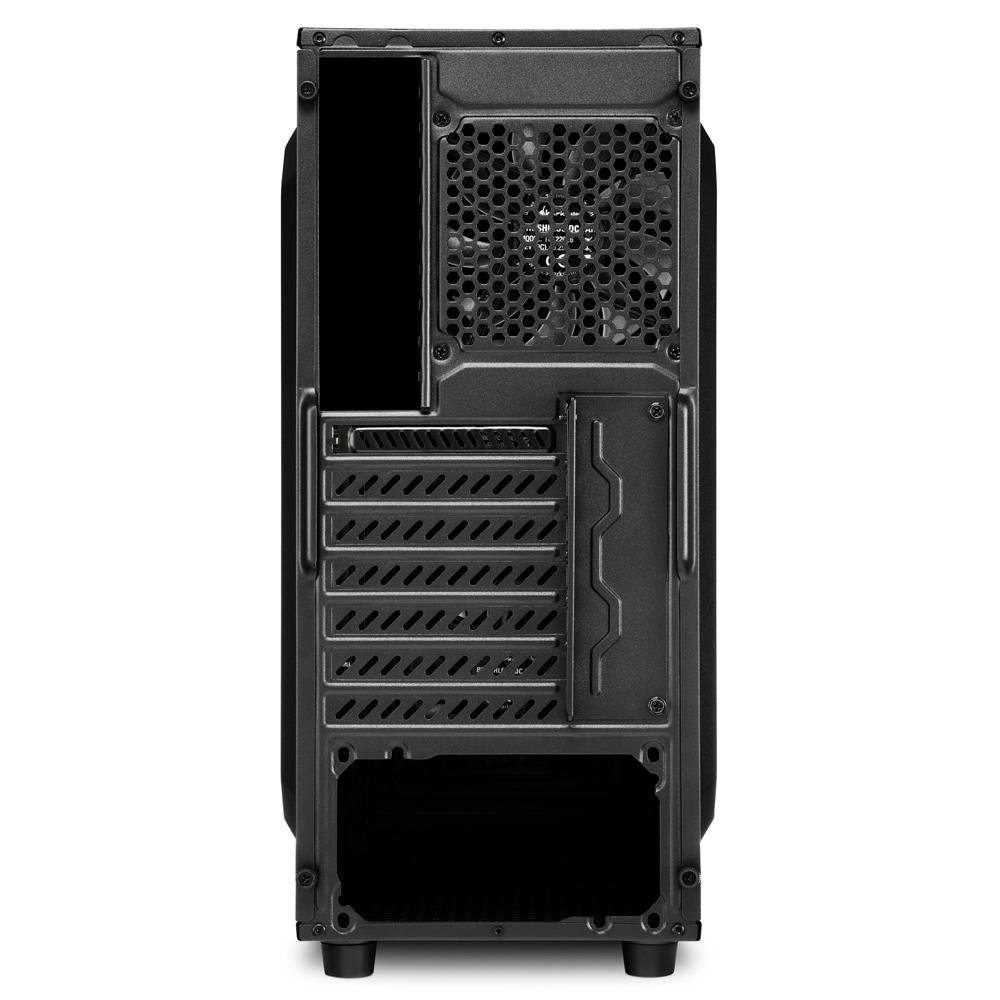 Imagem 4 de 6 do produto Gabinete Gamer Sharkoon VG6-W Verde, Mid Tower, Lateral em Acrílico, 3 Fans LED, Preto - VG6-W