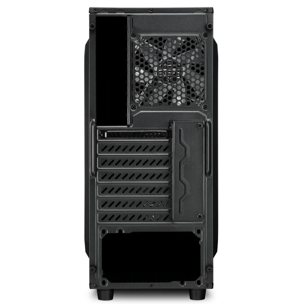 Imagem 6 de 6 do produto Gabinete Gamer Sharkoon VG6-W RGB ATX sem Fonte, USB 3.0, 3 Fans LED, Preto com Lateral em Acrílico