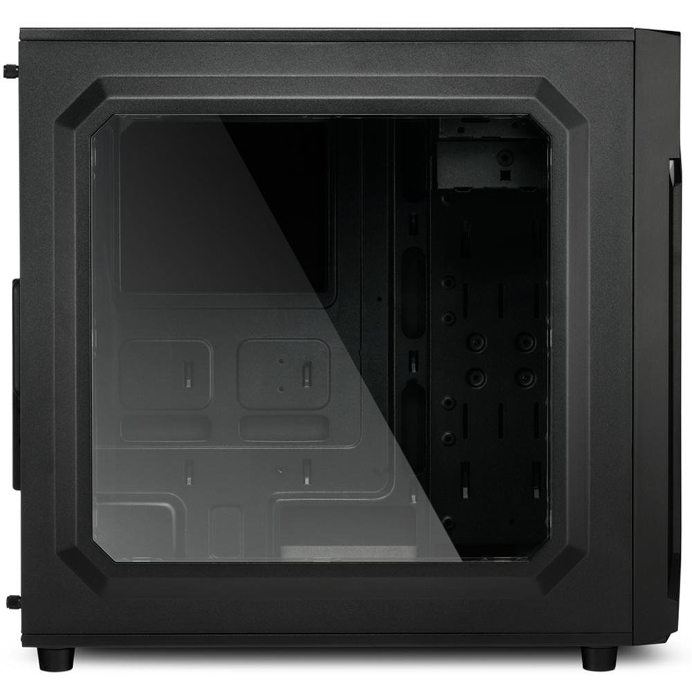 Imagem 3 de 6 do produto Gabinete Gamer Sharkoon VG6-W RGB ATX sem Fonte, USB 3.0, 3 Fans LED, Preto com Lateral em Acrílico