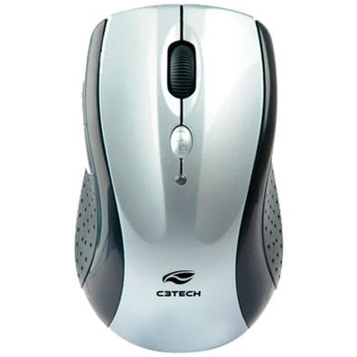 O M-W012 da C3 Tech e um mouse sem fio com exclusiva tecnologia Free Smart Link que elimina qualquer tipo de interferência na comunicação com o recept