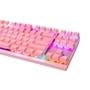 Teclado Mecânico Gamer Motospeed CK82, RGB, Switch Outemu Red, US, Rosa