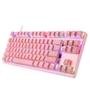 Teclado Mecânico Gamer Motospeed CK82, RGB, Switch Outemu Red, US, Rosa