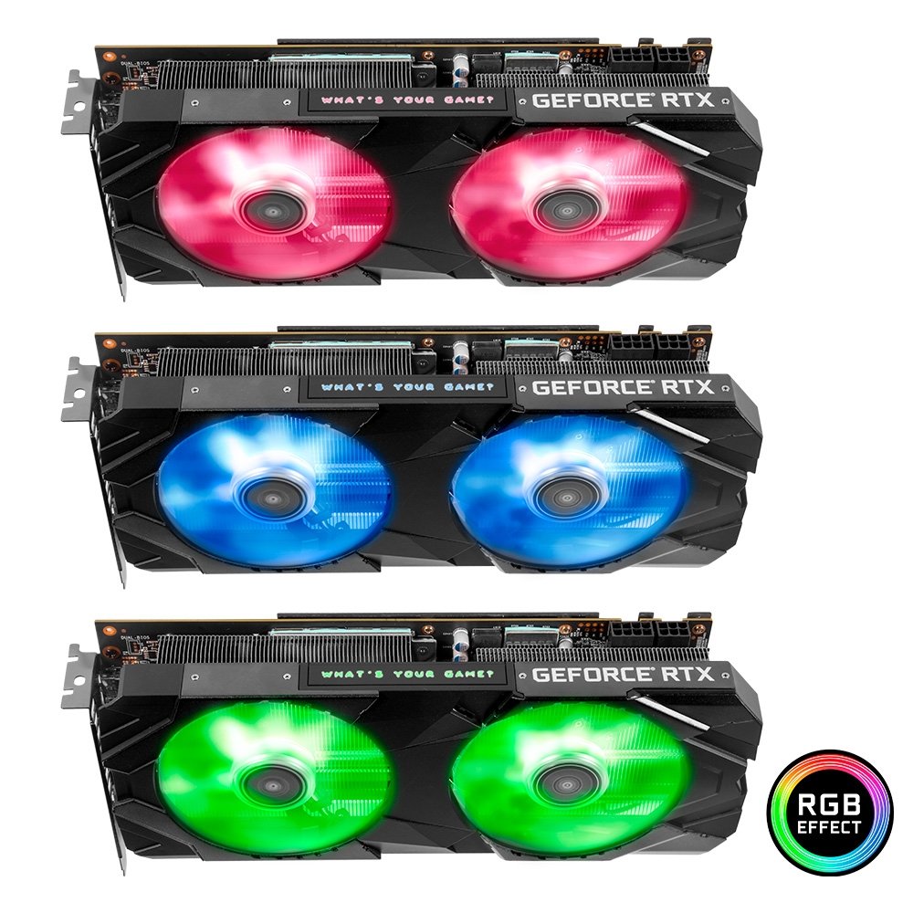 Placa de Vídeo Galax NVIDIA GeForce RTX 2070 EX | KaBuM!