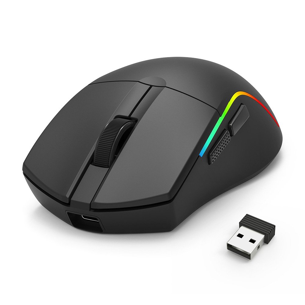 Mouse Gamer Sem Fio ( Balão.info) Deicide Pro, RGB, Wireless, Preto - M816-PRO - foto 2