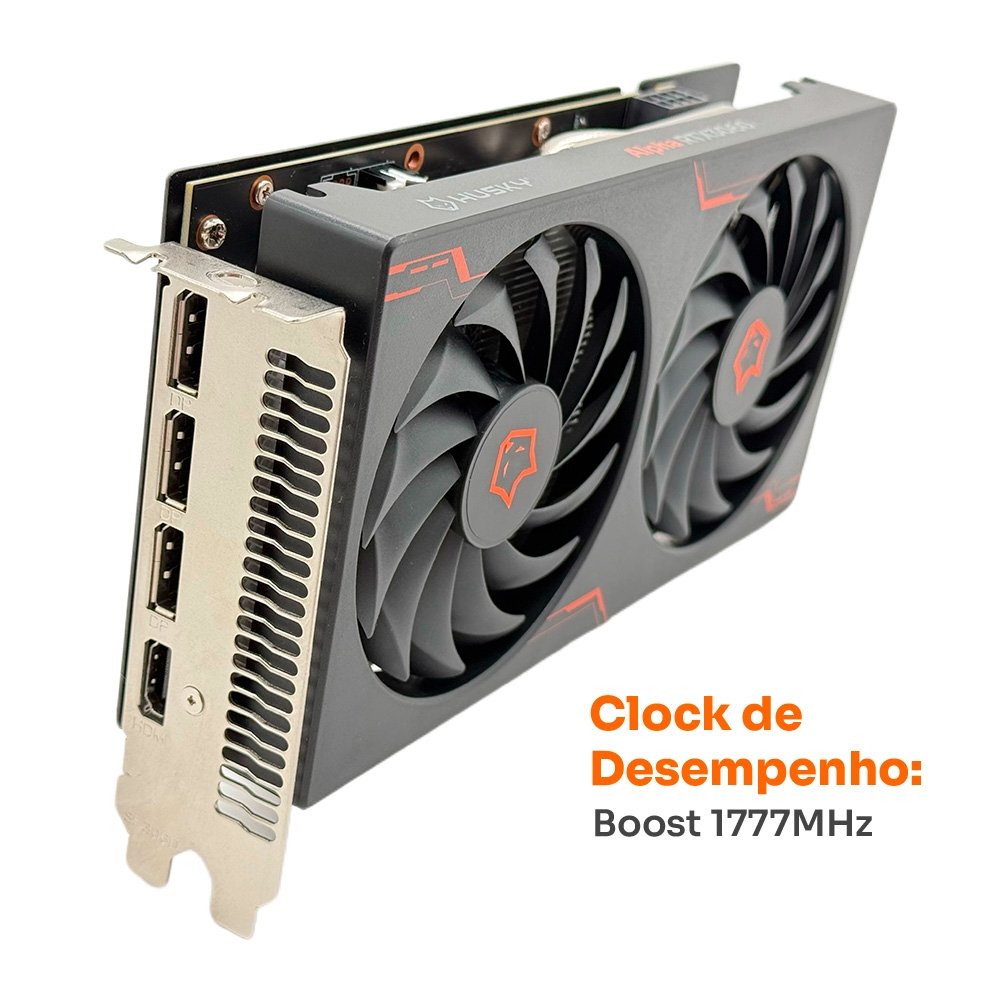 Placa De Vídeo Balão.info Alpha RTX 3060, Nvidia, 12GB, GDDR6, 192-Bit, Dual Fan, HDMI, 3x DisplayPort - HVG023060 - view 3