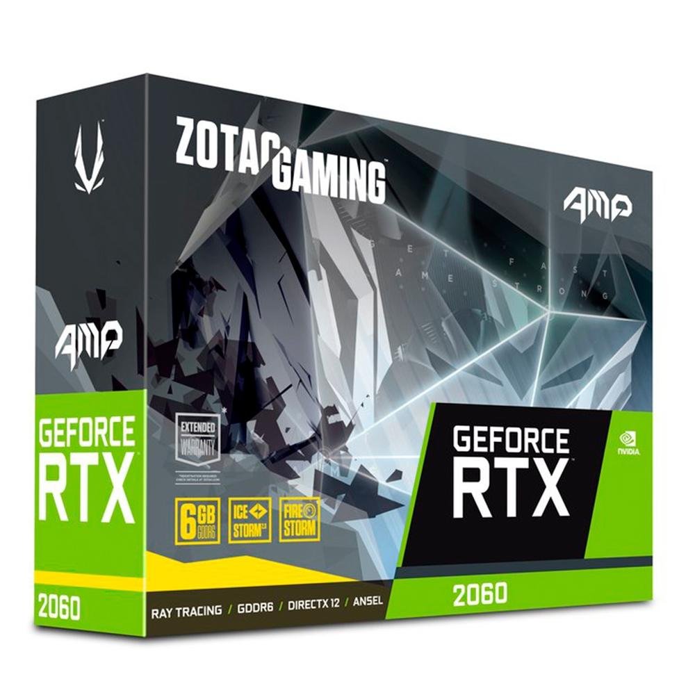Imagem 7 de 7 do produto Placa de Vídeo Zotac NVIDIA GeForce RTX 2060 AMP 6GB, GDDR6 - ZT-T20600D-10M