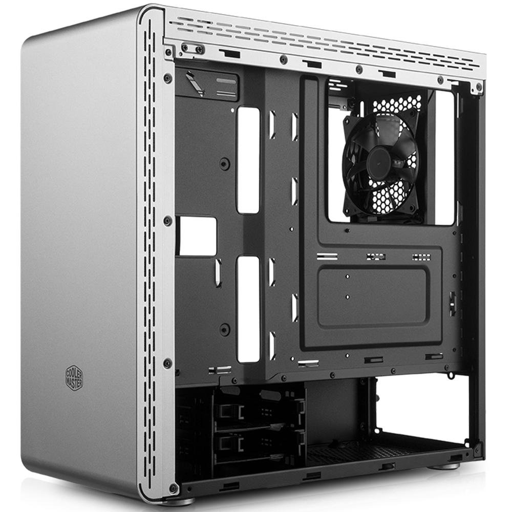 Imagem 3 de 9 do produto Gabinete Gamer Cooler Master MasterBox MS600, 1 Cooler, Lateral em Vidro, Prata - MCB-MS600-SGNN-S00