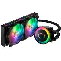 O cooler líquido MasterLiquid ML240RS RGB tudo-em-um é personalizado, por dentro e por fora. Nossa bomba de câmara dupla de baixo perfil supera seus a