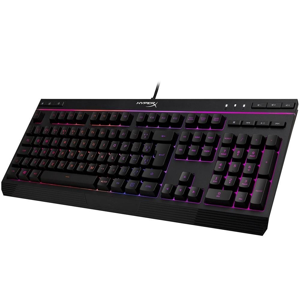 Teclado Gamer HyperX Alloy Core, RGB, ABNT2 - HX-KB5ME2-BR Teclado Gamer HyperX Alloy Core, RGB, ABNT2 - HX-KB5ME2-BR