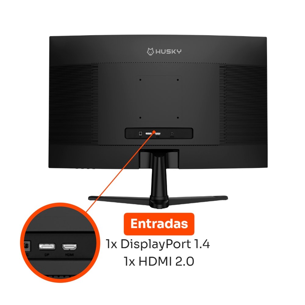 Monitor Gamer Curvo Balão.info Boreal 24, FHD, 240Hz, 1ms, Adaptive Sync, VA, DisplayPort e HDMI, HDR - HMG00524PT - view 3