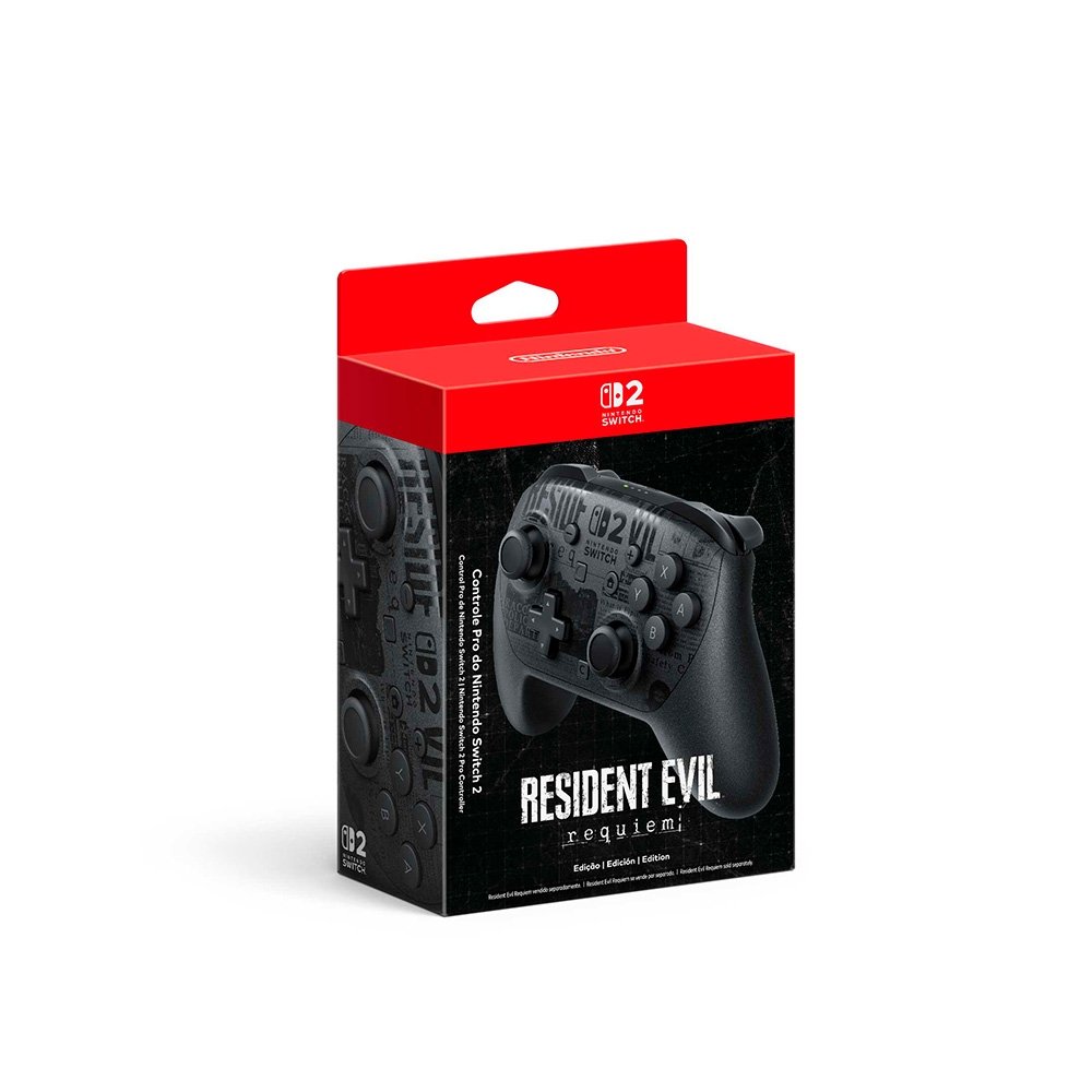 Controle Sem Fio Nintendo Switch 2 Pro Controller Resident Evil Requiem Edition - NT000070NSW - view 4