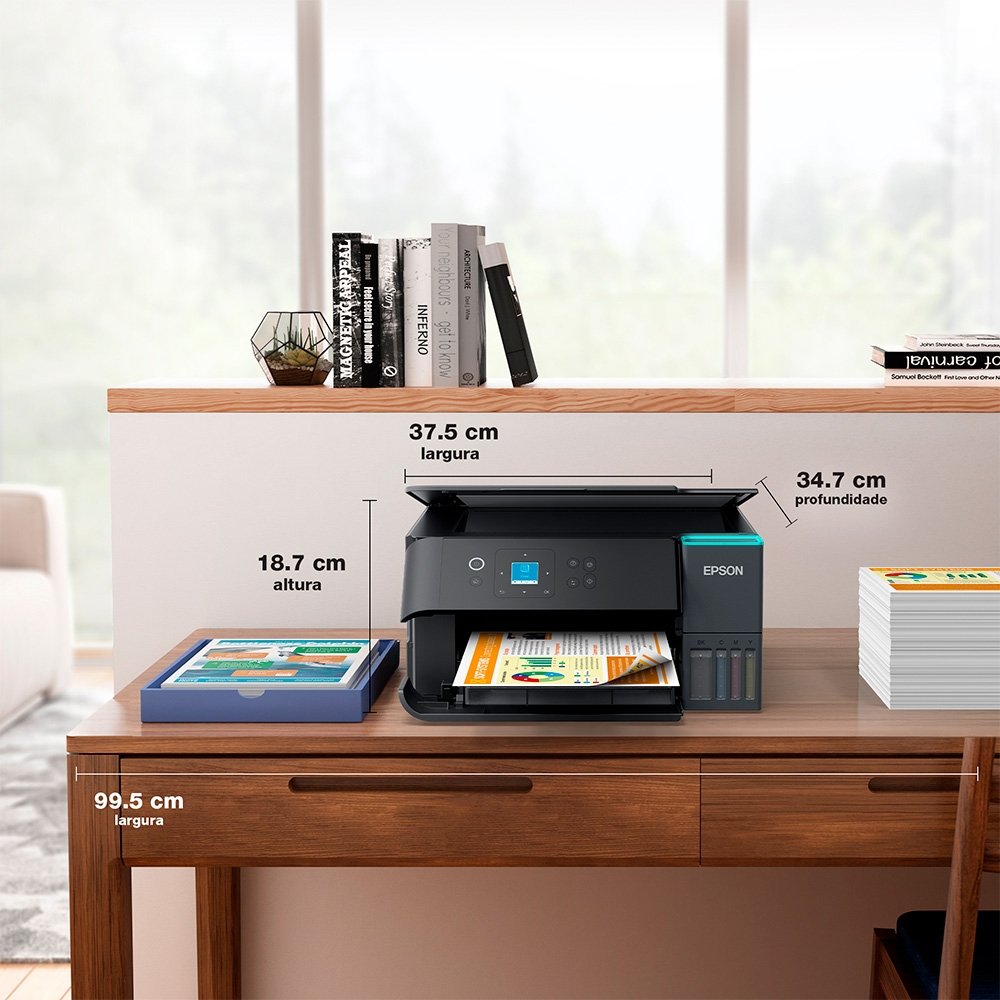 Multifuncional Epson EcoTank L4360 - Wi-Fi Direct, Frente e Verso Automático - view 11