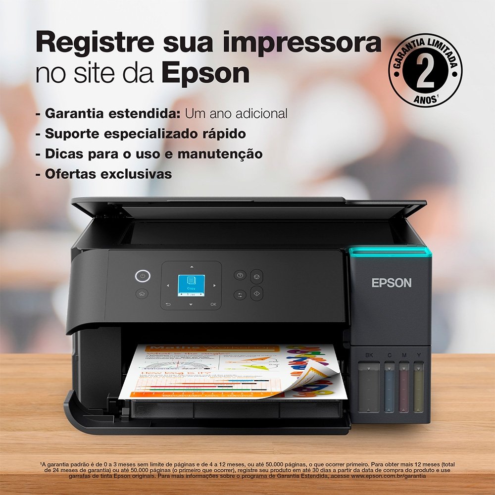 Multifuncional Epson EcoTank L4360 - Wi-Fi Direct, Frente e Verso Automático - view 9