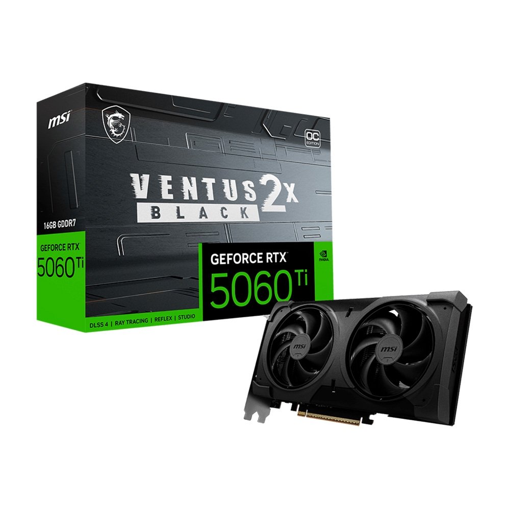 RTX 5060 Ti 16G MSI VENTUS 2X OC BLACK | KaBuM!