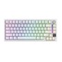 Teclado Mecânico Gamer Sem Fio Attack Shark X820 Ultra, RGB, Switch Shark, White Contour Line - X820 ULTRA  White