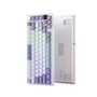 Teclado Mecânico Gamer Sem Fio Attack Shark X820 Ultra, RGB, Switch Shark, Starlight White - X820 ULTRA Starlight White