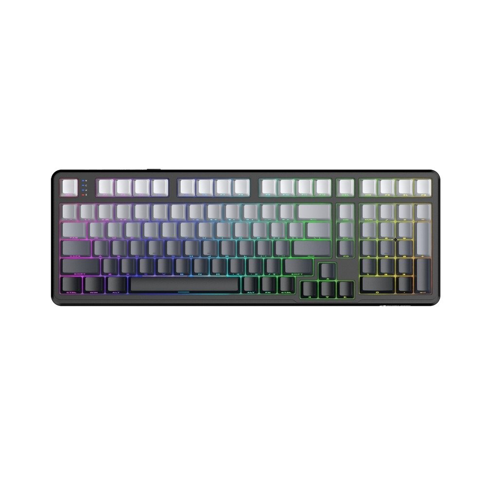 Teclado Mecânico Gamer Sem Fio Attack Shark X98, RGB, Tri-Mode, Moonlit Night - X98 Moonlit Night