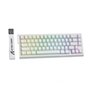 Teclado Mecânico Gamer Sem Fio Attack Shark X68 Pro HE, Magnetic Switch (Hall Effect), White Contour Line