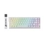 Teclado Mecânico Gamer Sem Fio Attack Shark X68 Pro HE, Magnetic Switch (Hall Effect), White Contour Line