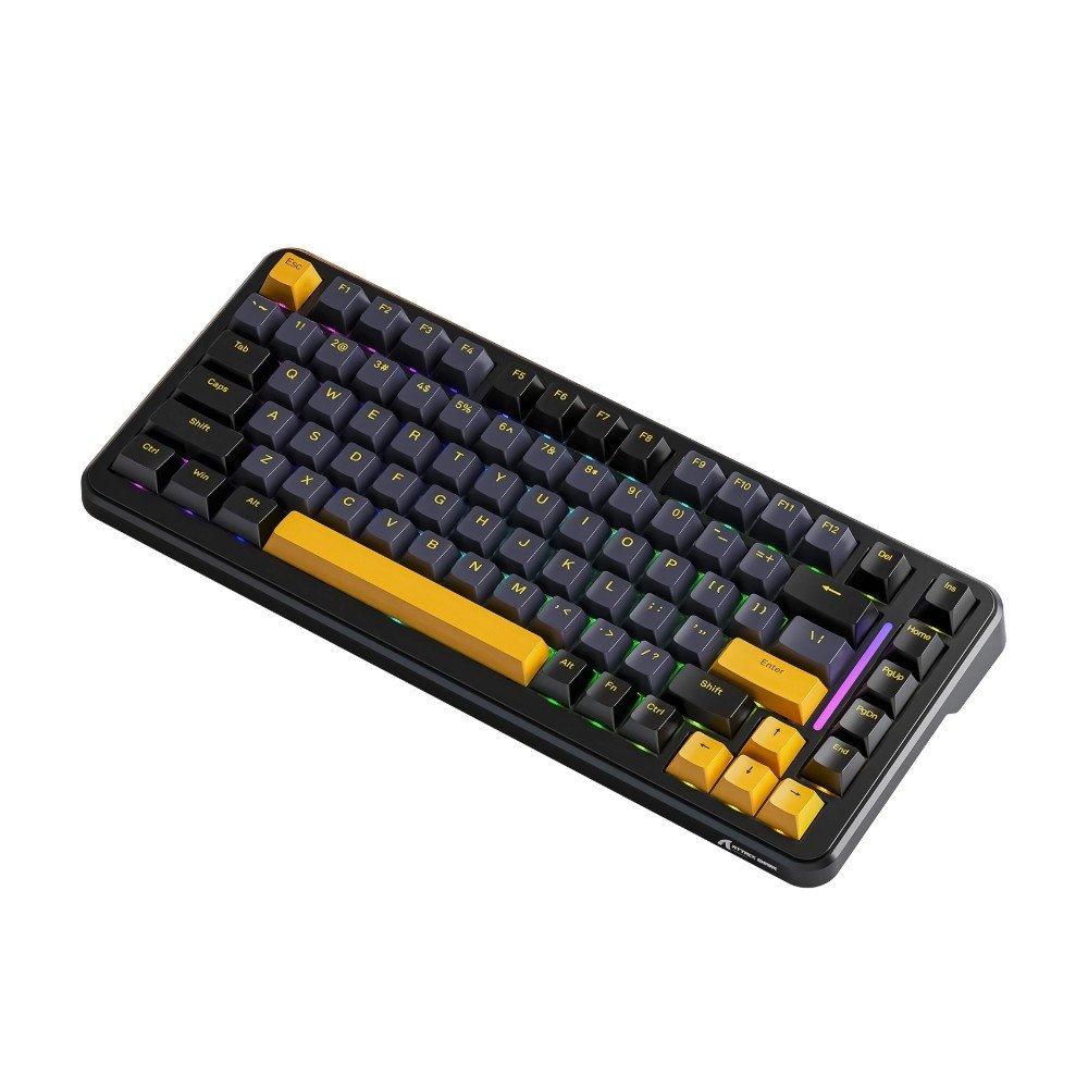Teclado Sem Fio Mecânico Gamer Attack Shark M86, RGB, Tri-Mode Wireless Bluetooth USB-C, Preto ( Balão.info - foto 2