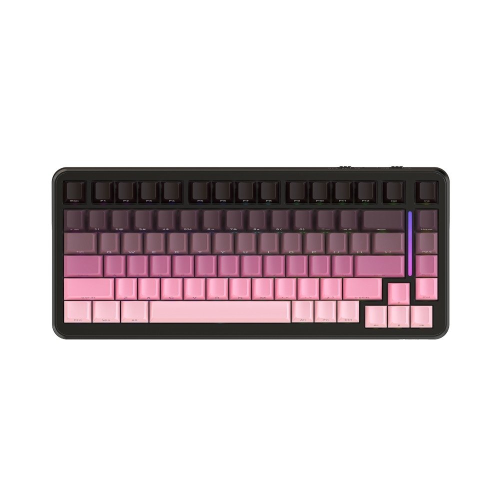 Teclado Sem Fio Mecânico Gamer Attack Shark M86, RGB, Tri-Mode Wireless Bluetooth USB-C, Blackberry - M86