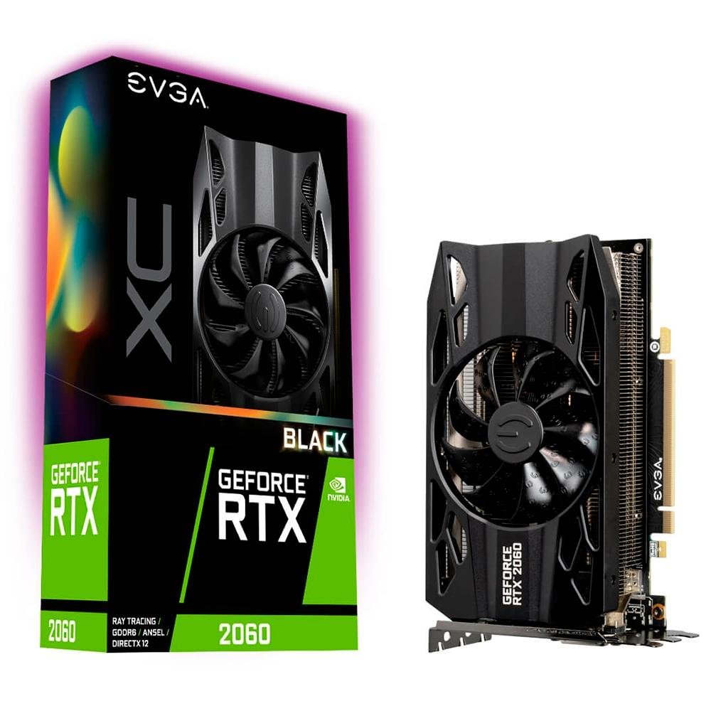 EVGA GeForce RTX XC Ultra 2060 6GB グラボ Placa de Vídeo EVGA NVIDIA GeForce RTX 2060 XC | KaBuM!