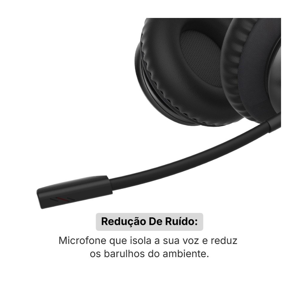 Imagem 5 de 5 do produto Headset Office Husky Vero 300, Conexão USB-A, Microfone Unidirecional, Hastes Ajustáveis, Controle de Volume, Preto - HHO300PT