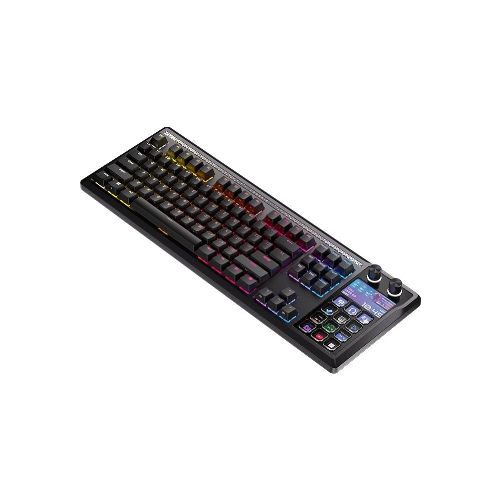 Imagem 7 de 10 do produto Teclado Mecânico Gamer Corsair Galleon 100 SD, Tela Stream Deck, RGB, Switch Corsair MLX Pulse, Preto - CH-912A31I-NA