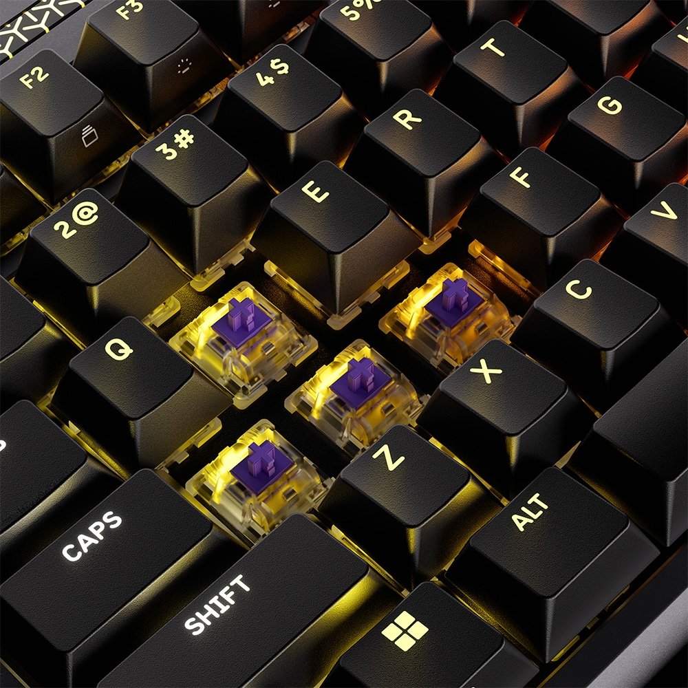 Imagem 10 de 10 do produto Teclado Mecânico Gamer Corsair Galleon 100 SD, Tela Stream Deck, RGB, Switch Corsair MLX Pulse, Preto - CH-912A31I-NA