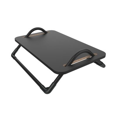 Apoio Ergonômico para os Pés Ergofirst, Inclinação Ajustável, Preto - FR01