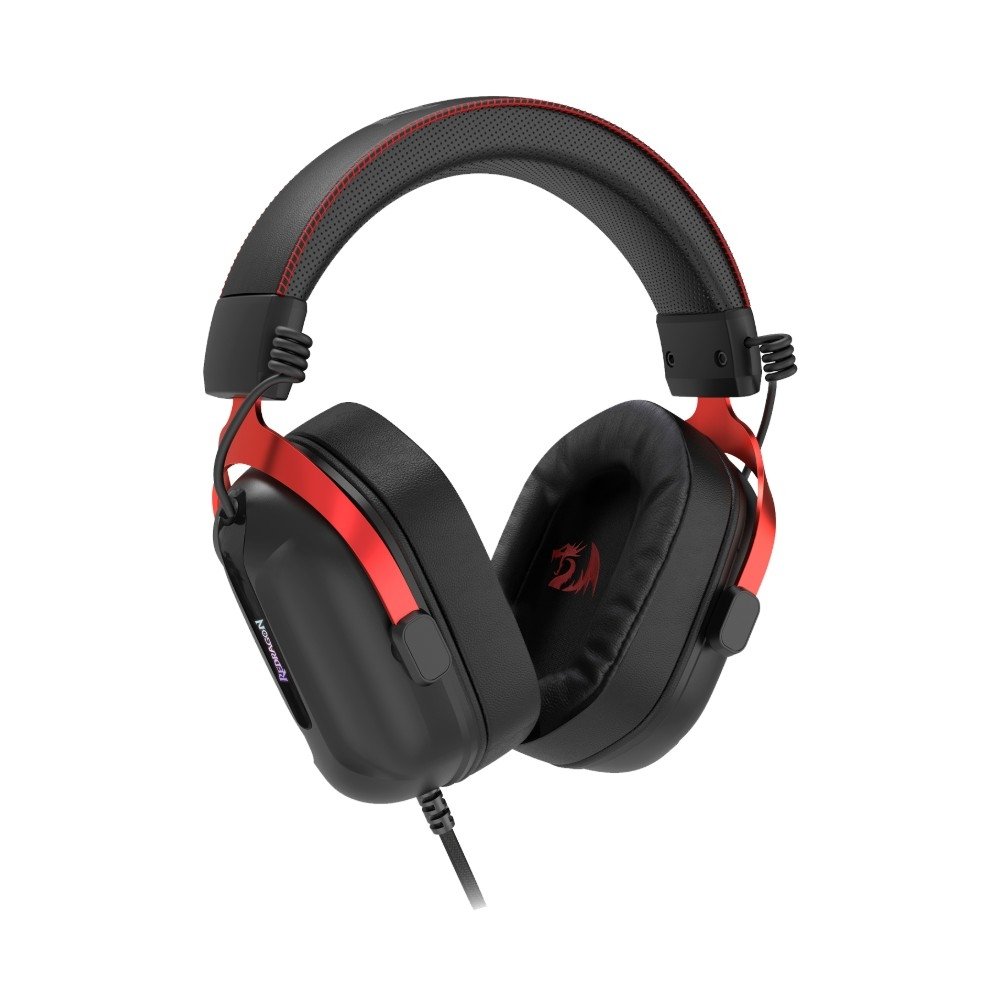 Imagem 2 de 7 do produto Headset Gamer Redragon Cybill, Surround, Drivers 50mm, USB, Preto - H312