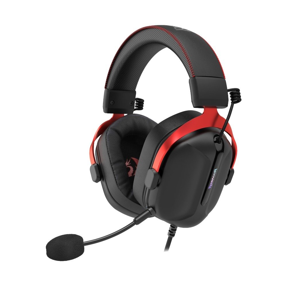 Headset Gamer Redragon Cybill, Surround, Drivers 50mm, USB, Preto - H312