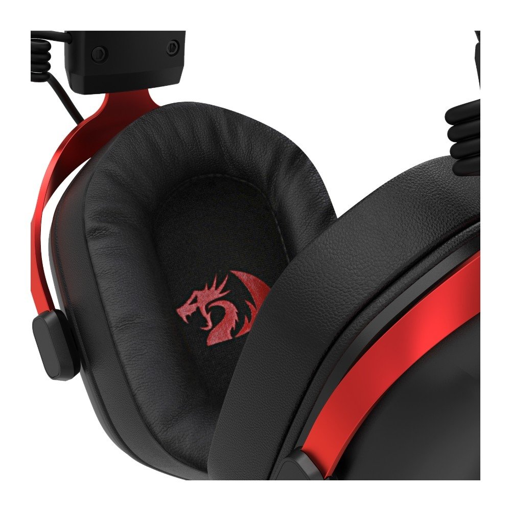 Imagem 6 de 7 do produto Headset Gamer Redragon Cybill, Surround, Drivers 50mm, USB, Preto - H312