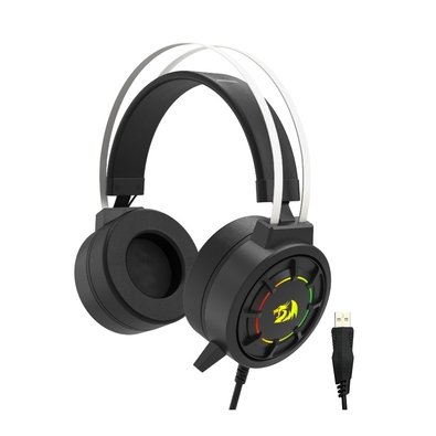 Headset Gamer Redragon Grendel, RGB, Som Surround 7.1, Driver 53mm, USB, Preto - H314-RGB