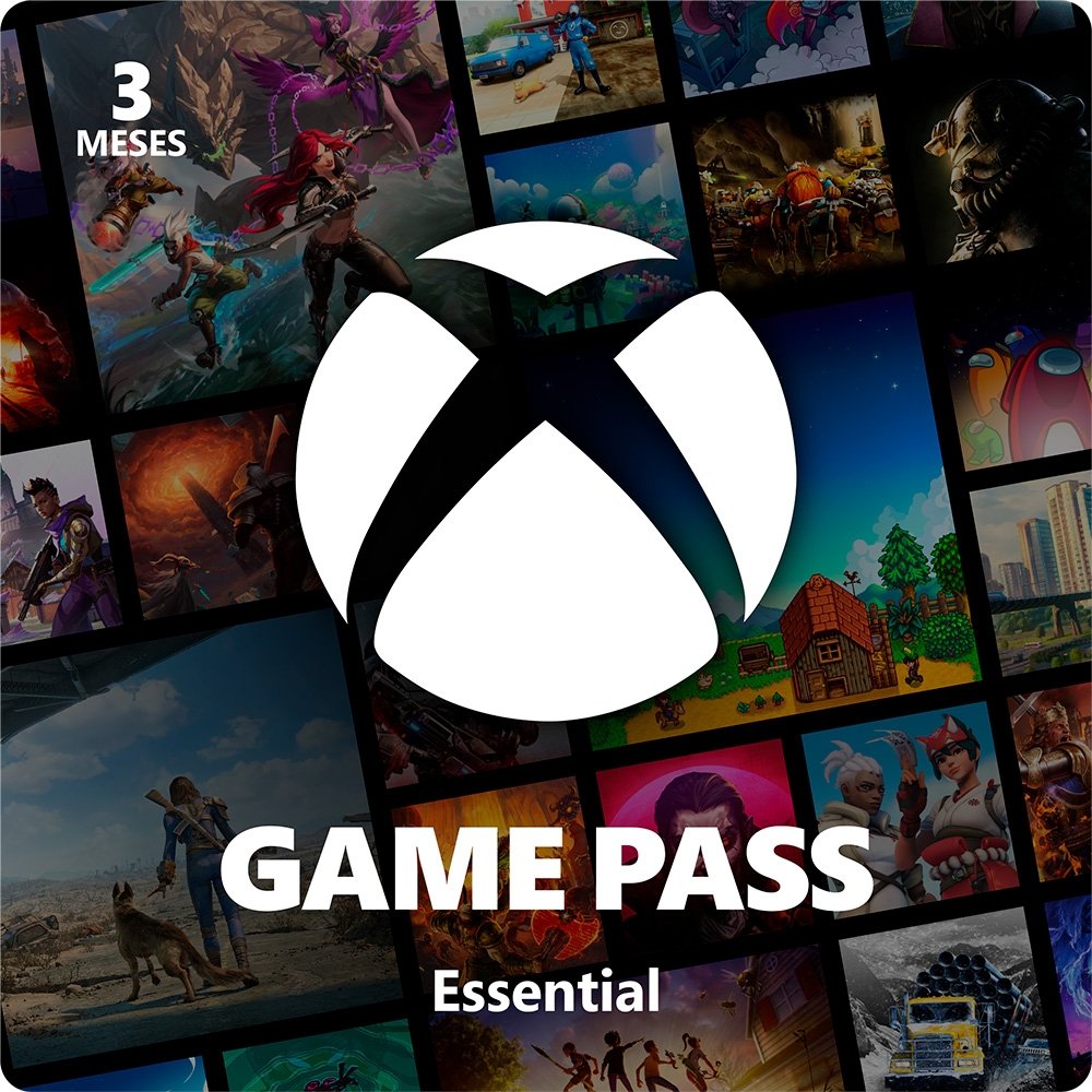 Gift Card Xbox Game Pass Essential ? Assinatura de 3 Meses, Digital