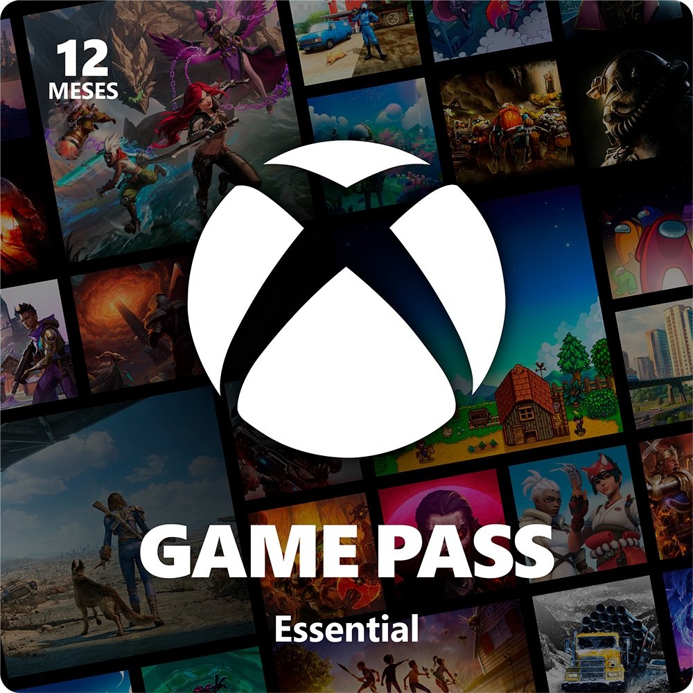 Gift Card Xbox Game Pass Essential ? Assinatura de 12 Meses, Digital