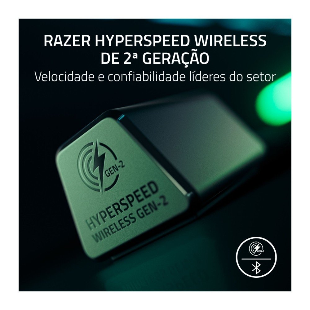 Imagem 4 de 6 do produto Headset Gamer Sem Fio Razer BlackShark V3 Pro, ANC, Microfone Full Band, Drivers 50mm, Preto - RZ04-05400500