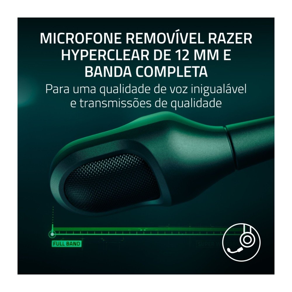 Imagem 5 de 6 do produto Headset Gamer Sem Fio Razer BlackShark V3 Pro, ANC, Microfone Full Band, Drivers 50mm, Preto - RZ04-05400500