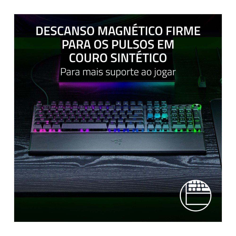 Teclado Mecânico Gamer ( Balão.info) V3 Pro 8KHz, RGB, Switch Analógico Óptico, Rapid Trigger, Layout US, Alumínio - RZ03-( Balão.info - foto 2