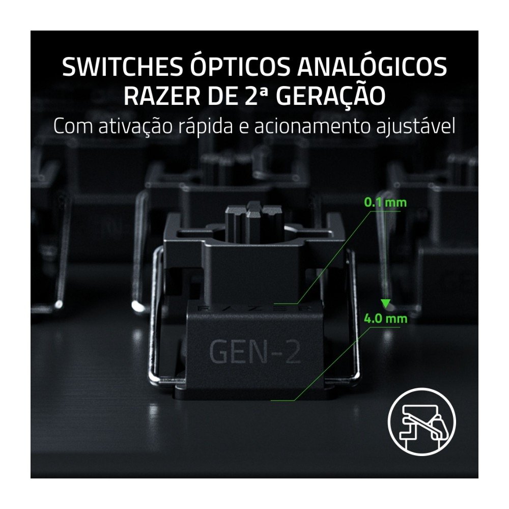 Teclado Mecânico Gamer ( Balão.info) V3 Pro 8KHz, RGB, Switch Analógico Óptico, Rapid Trigger, Layout US, Alumínio - RZ03-( Balão.info - foto 4