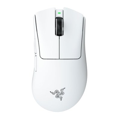 Mouse Gamer Sem Fio Razer DeathAdder V4 Pro, Até 45000 DPI, Ultra-Leve, HyperSpeed Gen-2, Branco - RZ01-05330200