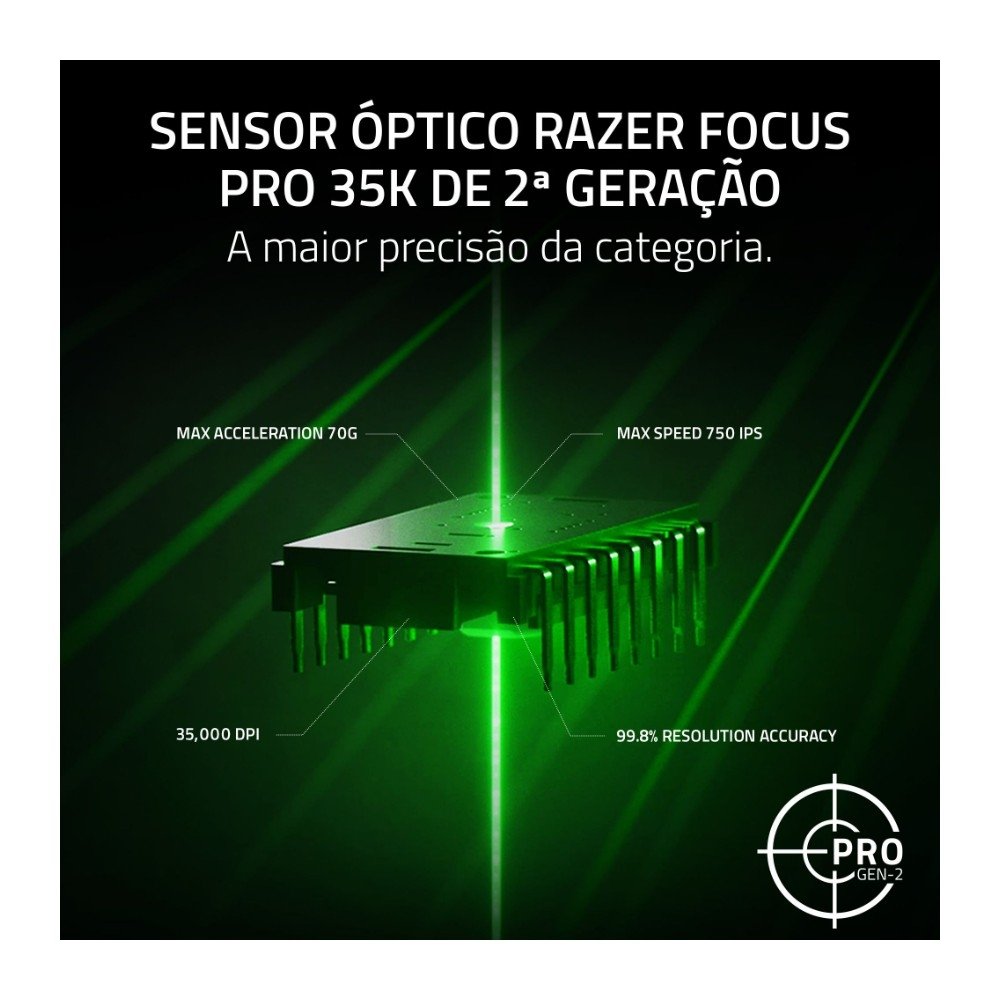Mouse Gamer Sem Fio ( Balão.info) Pro SE, ( Balão.info) DPI, Ultra-Leve, Edição Especial, Preto - RZ01-( Balão.info - foto 3