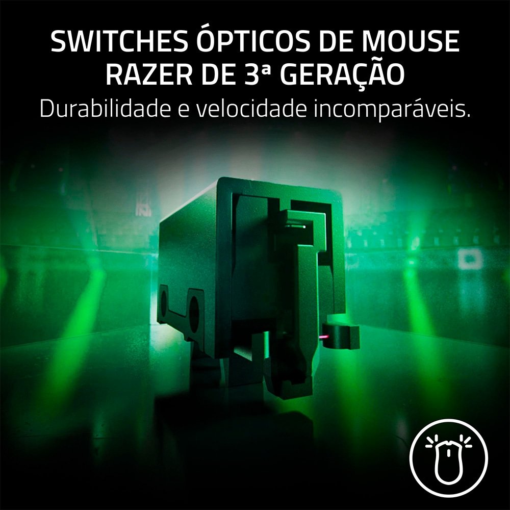 Mouse Gamer Sem Fio Razer Viper V3 Pro SE, 35000 DPI, Ultra-Leve, Edição Especial, Preto - RZ01-04550100 - view 7