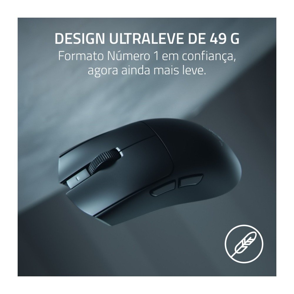 Mouse Gamer Sem Fio ( Balão.info) V4 Pro, ( Balão.info) DPI, Ultra-Leve, Polling 8K, Preto - RZ01-( Balão.info - foto 2