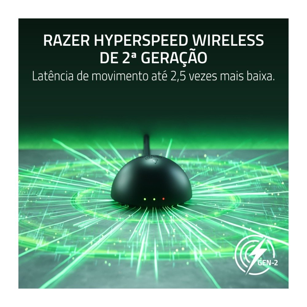 Mouse Gamer Sem Fio ( Balão.info) V4 Pro, ( Balão.info) DPI, Ultra-Leve, Polling 8K, Preto - RZ01-( Balão.info - foto 3